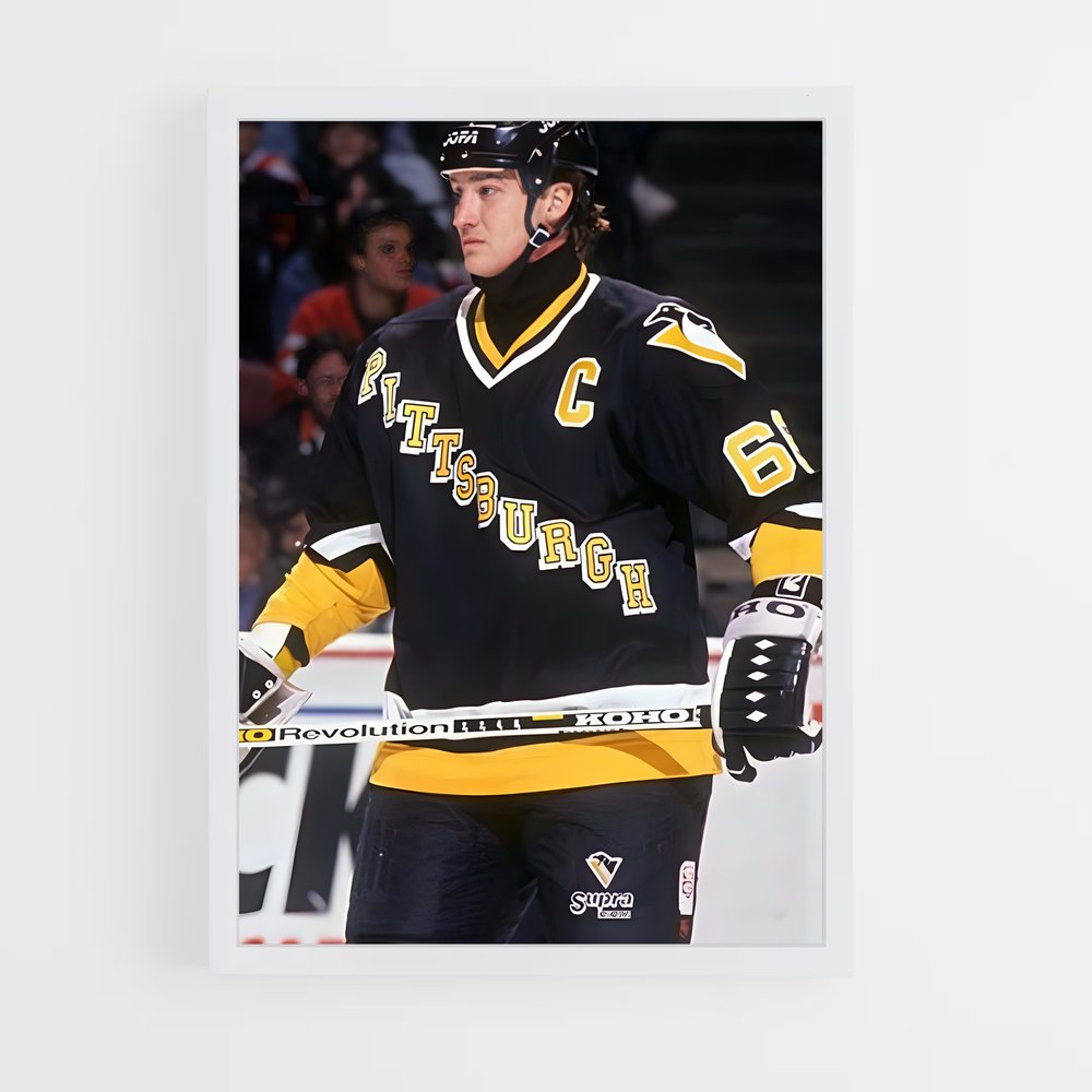 Poster Mario de lemieux – affiche Hockey sur glace (vue 3)